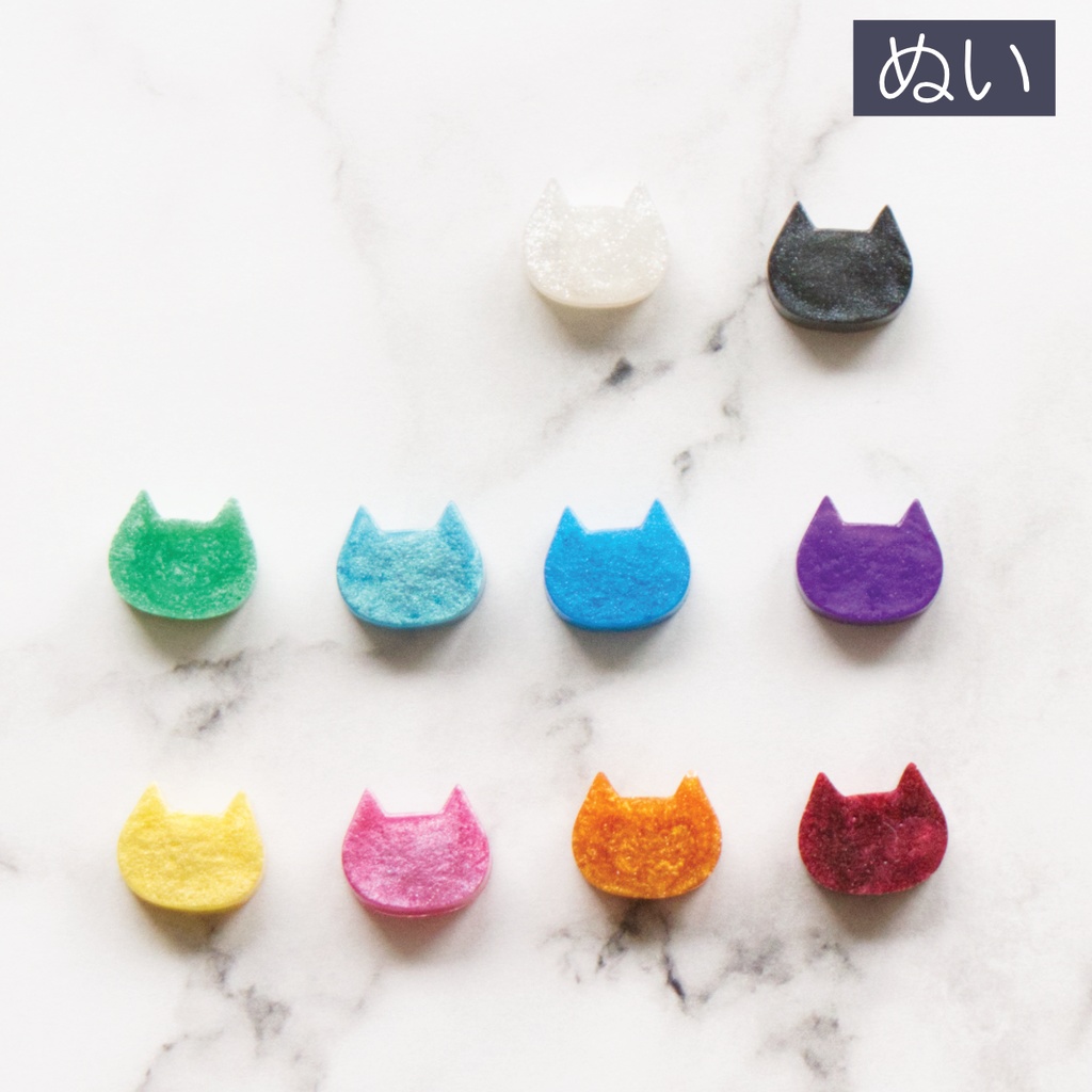 ピンバッチ　メタリックキャット（小）