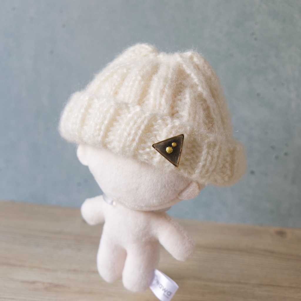 ピンバッチ風アクセサリー(L:ブラック)