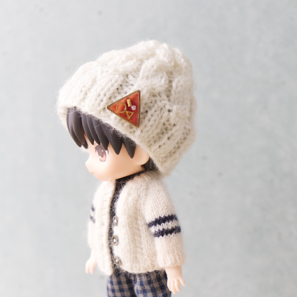 ピンバッチ風アクセサリー(L:レッド)