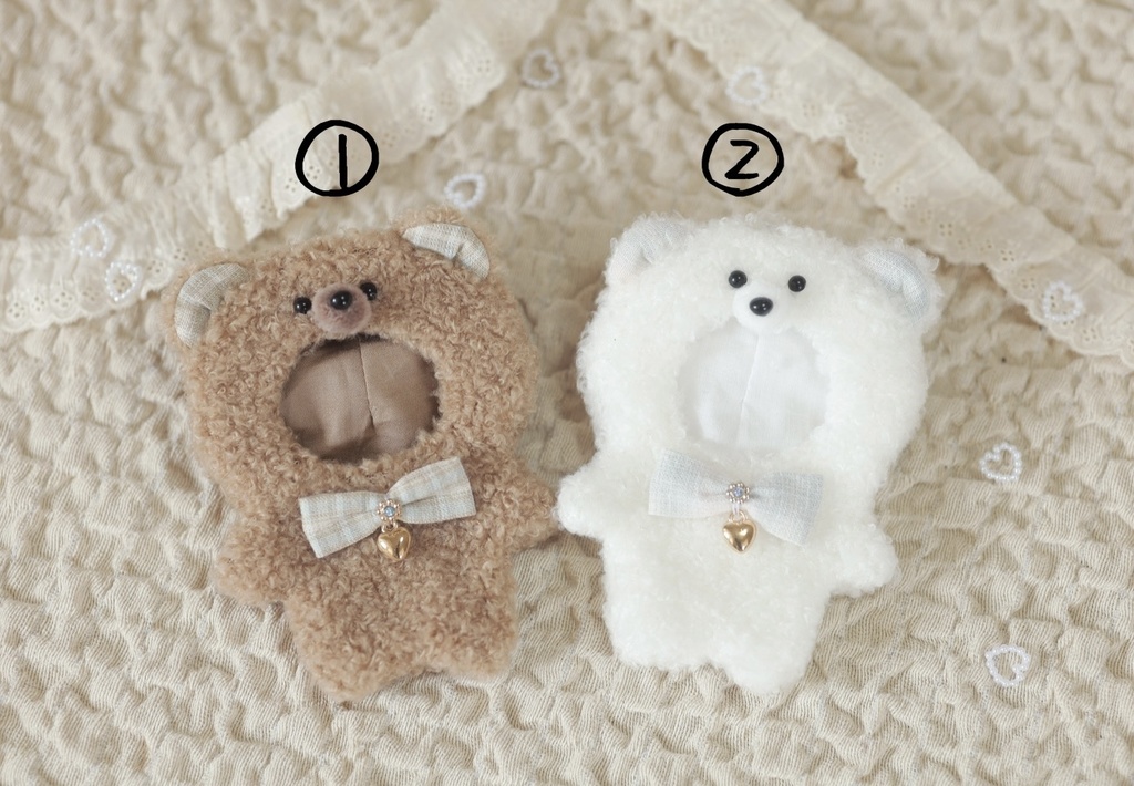 ほわぬい用・くまの着ぐるみ