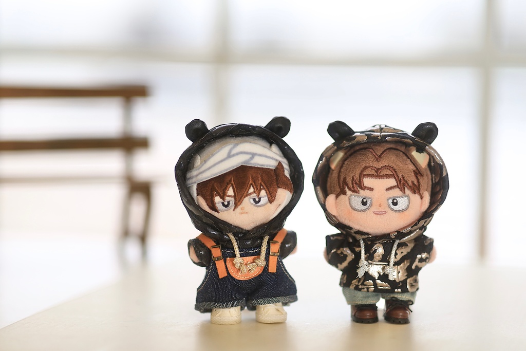 ほわぬい用_Tiger ear hoodie
