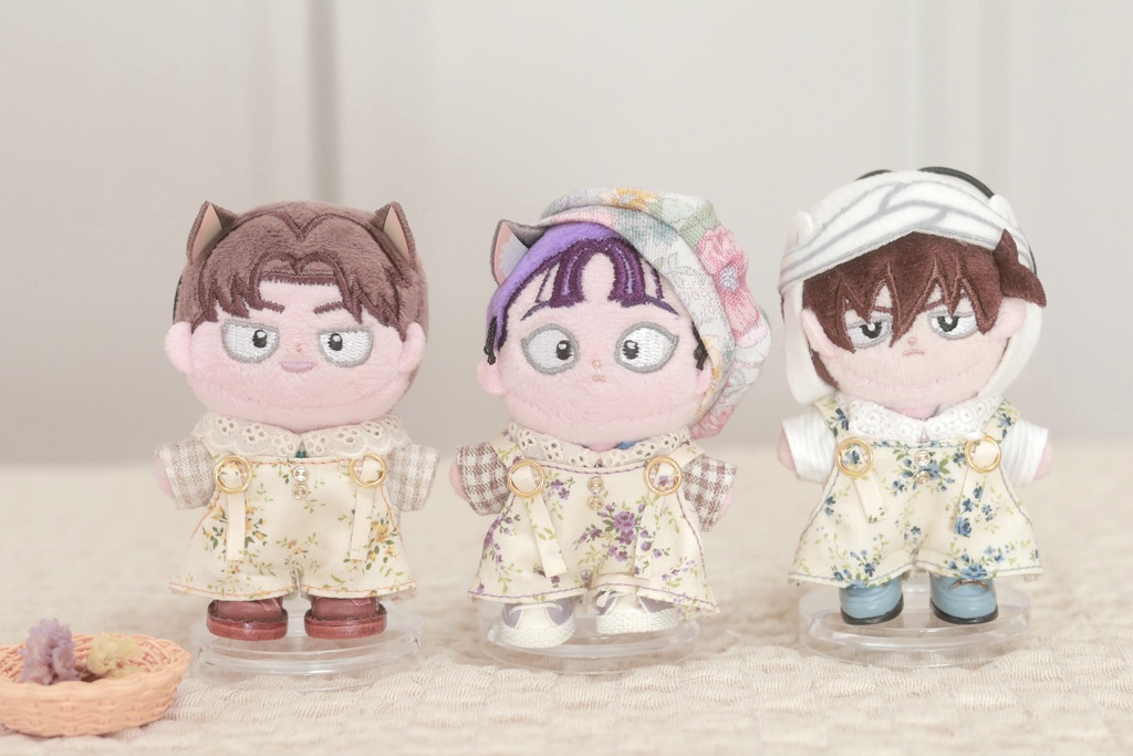9/17 20:03頒布【ほわぬい用】Flower salopette