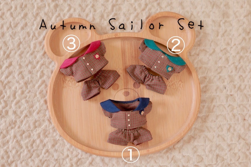 【ほわぬい用】Autumn sailor set