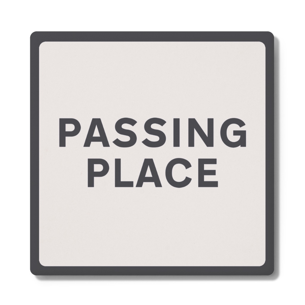 Passing Place Coaster