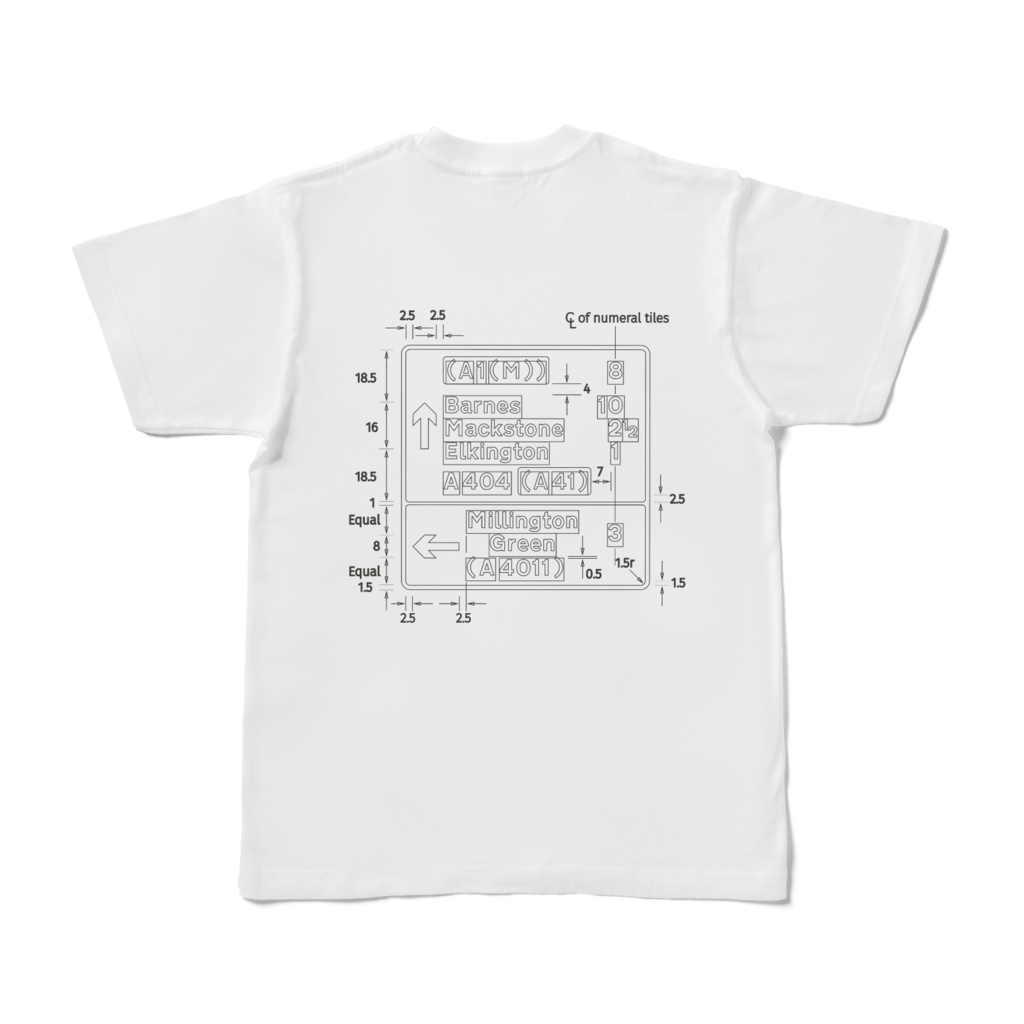 イギリス標識Tシャツ