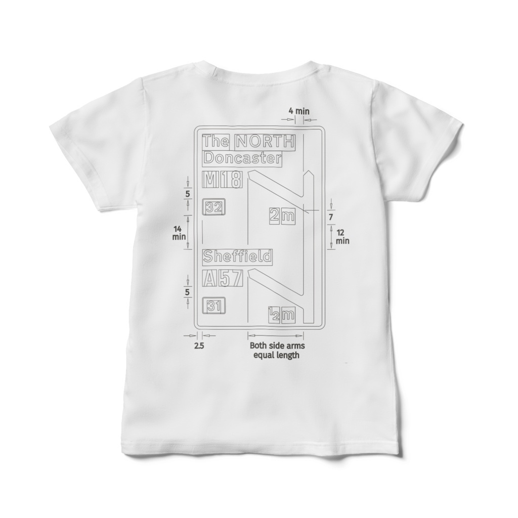 イギリス標識Tシャツ(レディース)