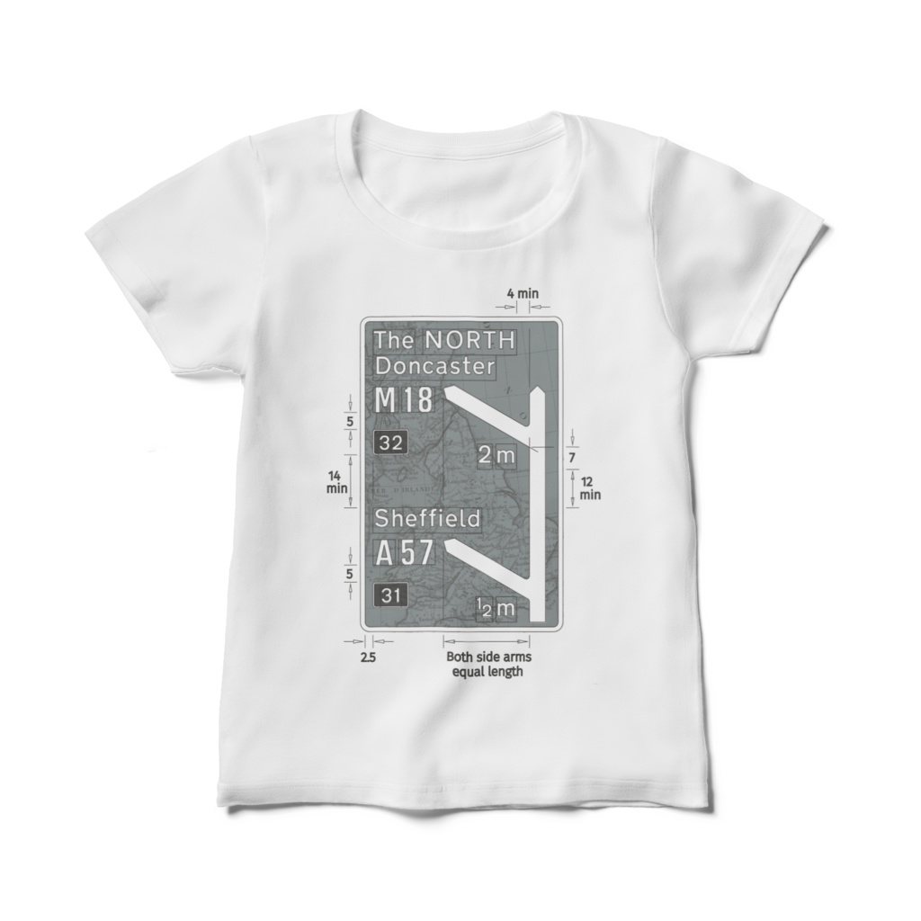 イギリス標識Tシャツ(レディース)