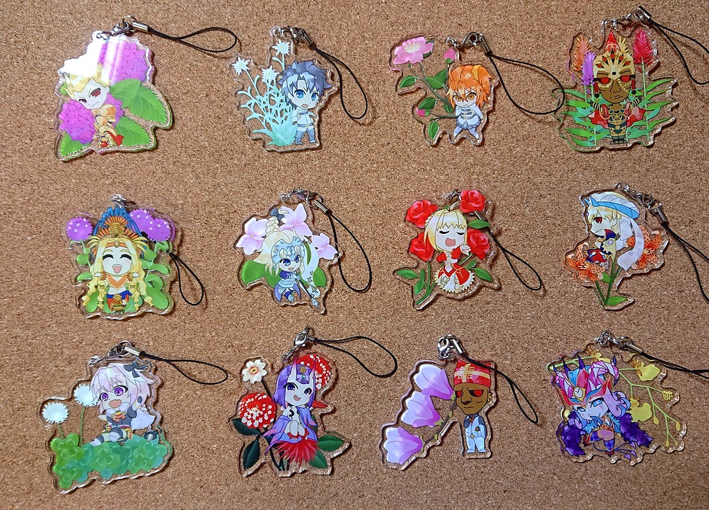 FGO 花言葉アクリルストラップ