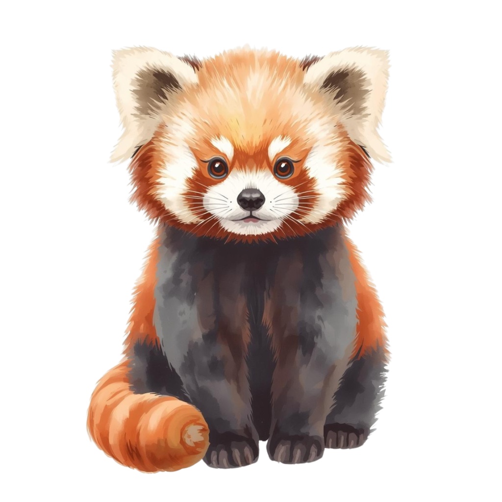 水彩風ベビーズーアニマルクリップアート20セット