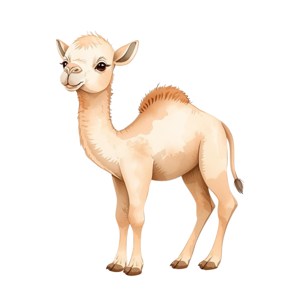 水彩風ベビーズーアニマルクリップアート20セット