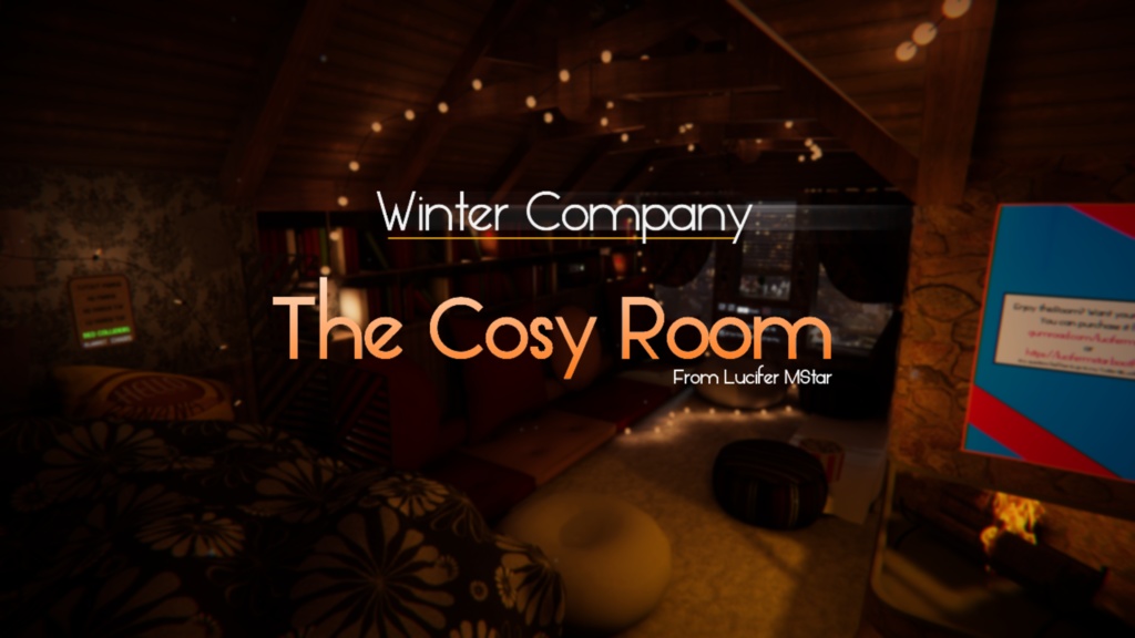 Winter Company 'Cosy Room' 20MB PC & Quest World *NO SETUP NEEDED*