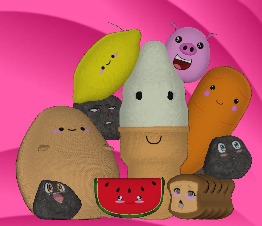 Cute Animal Plushies - VRChat PC & Quest Comp!