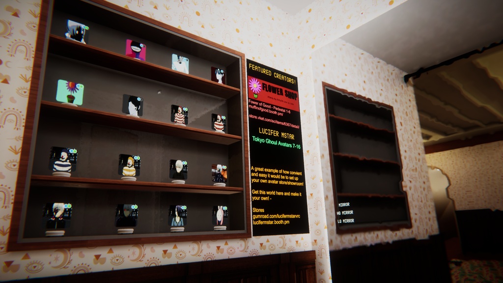 Perfect Avatar Store/Display World! PC and Quest Compatible!