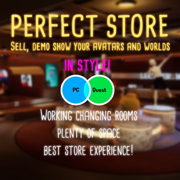 Perfect Avatar Store/Display World! PC and Quest Compatible!
