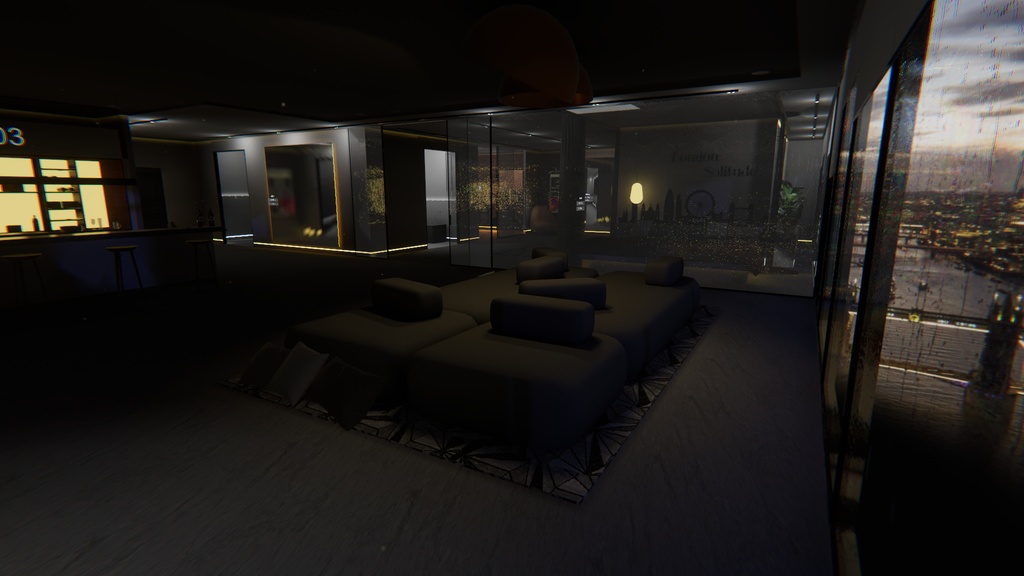 London Solitude - Modern looking apartment over the Thames (PC + Quest) No Setup Needed!