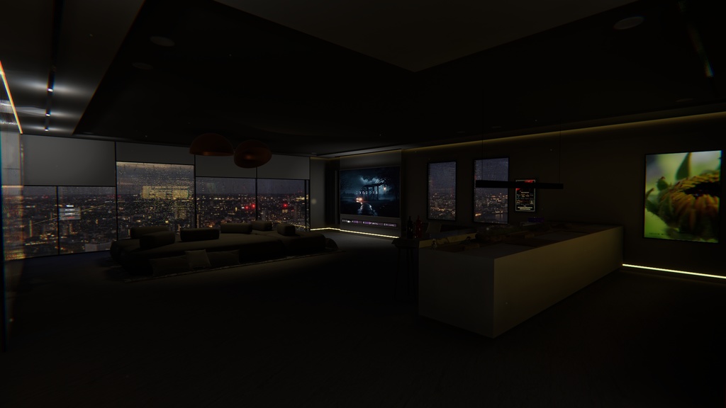 London Solitude - Modern looking apartment over the Thames (PC + Quest) No Setup Needed!