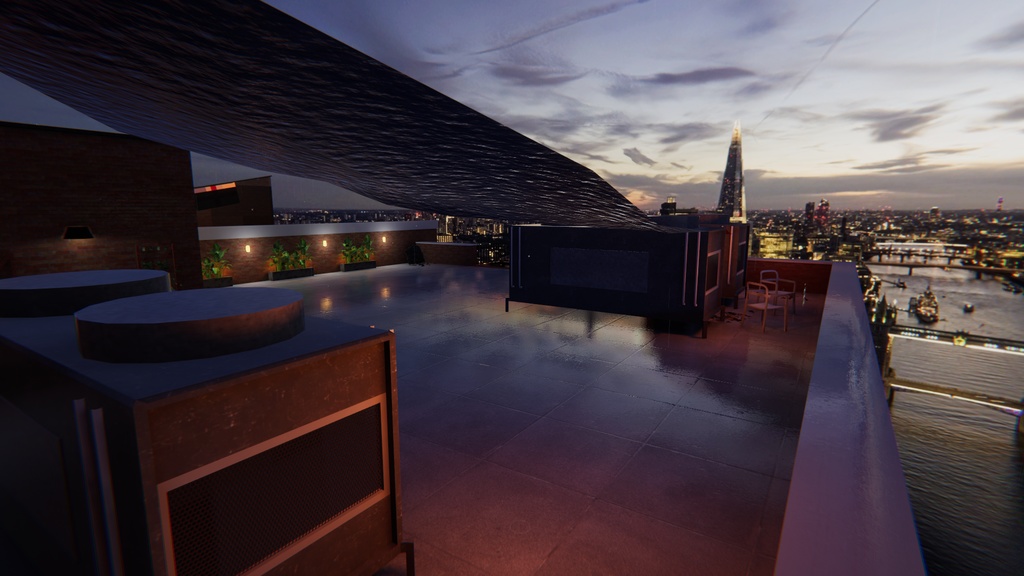 London Solitude - Modern looking apartment over the Thames (PC + Quest) No Setup Needed!