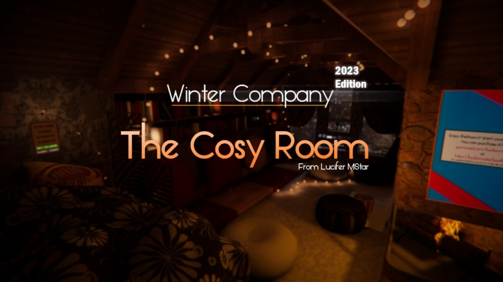 Winter Company 'Cosy Room' PC&Quest CreatorCompanion/No Setup 2023 Edition