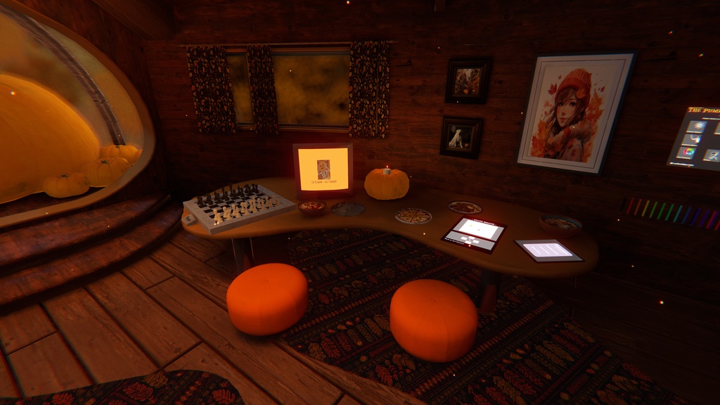 The Pumpkin Kabin (Autumn VRChat World) PC&Quest