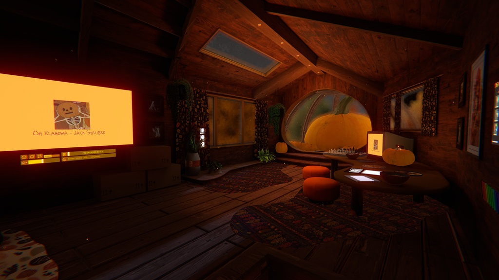 The Pumpkin Kabin (Autumn VRChat World) PC&Quest