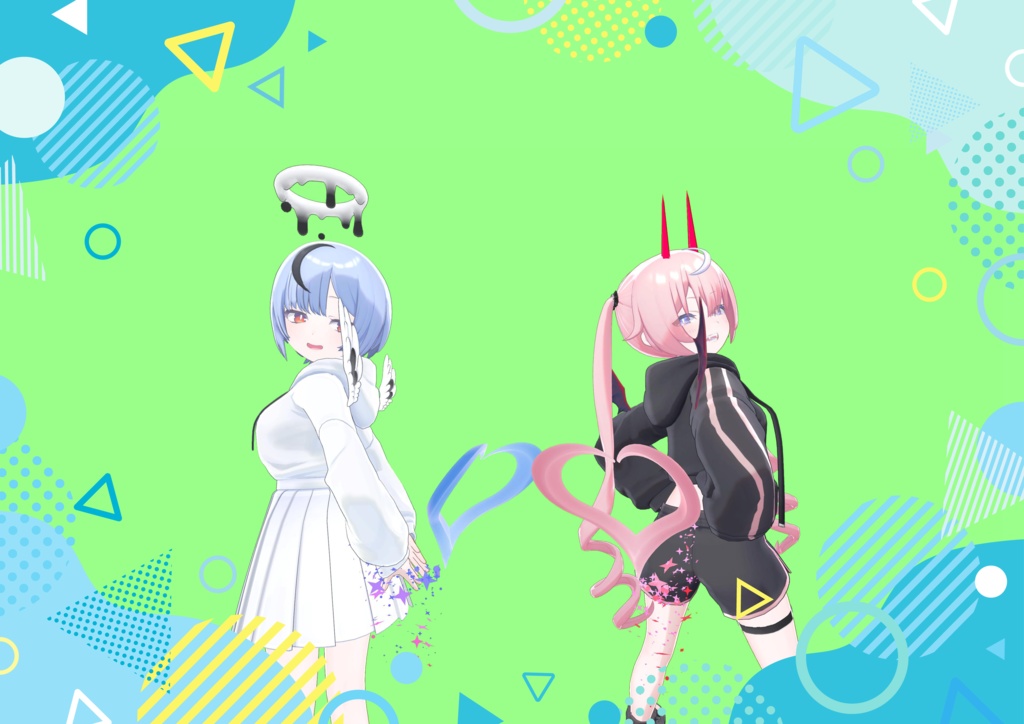 ハート型尻尾
