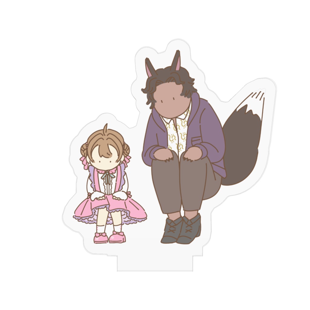 おしゃがみくまおかさん