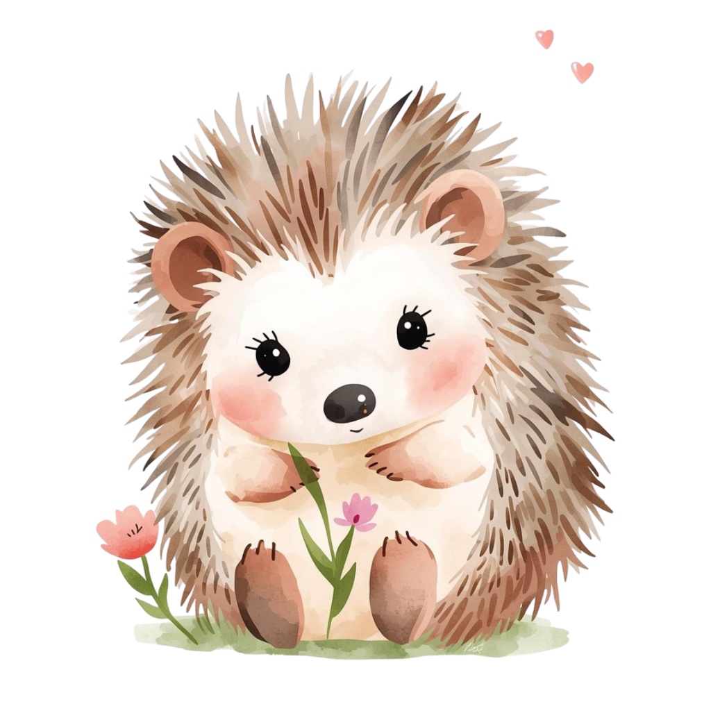 水彩画風 秋の可愛いクリップアート 10種類セット(PNG形式・背景透過)