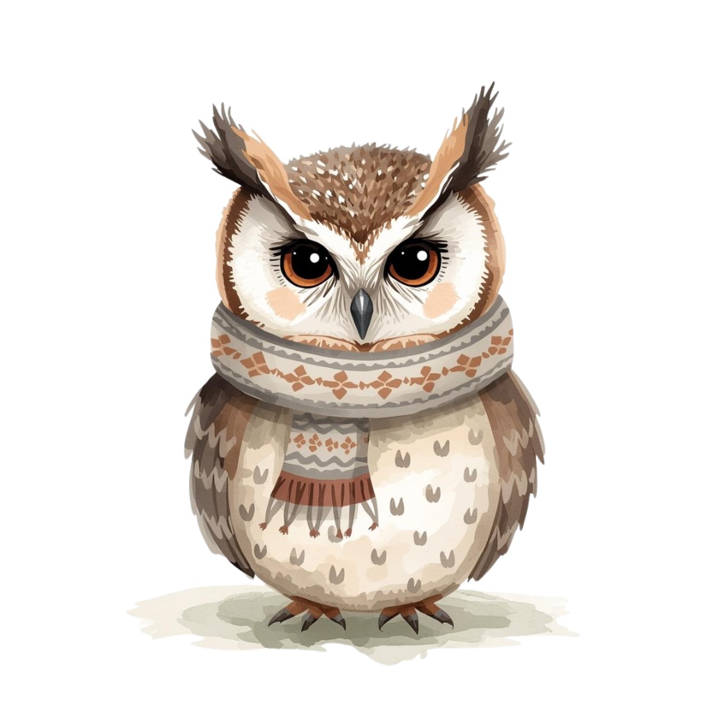 水彩画風 秋の可愛いクリップアート 10種類セット(PNG形式・背景透過)