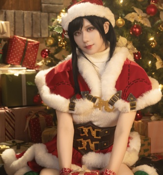 【DL】ティファクリスマス衣装コスプレ