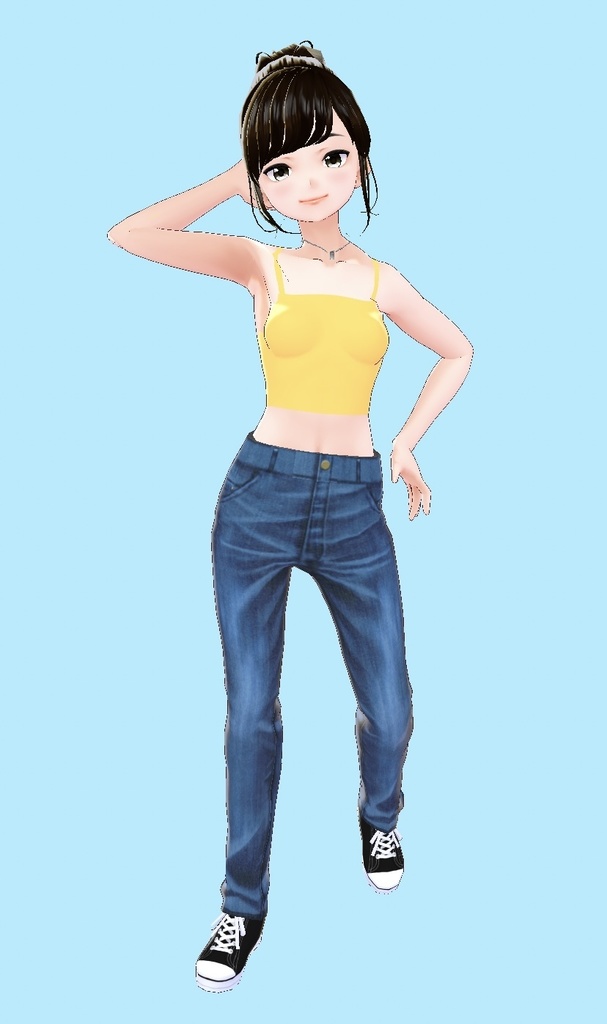 モバイルへそ出しキャミソール