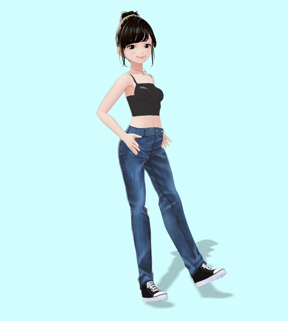 ﾓﾊﾞｲﾙへそ出しキャミソール