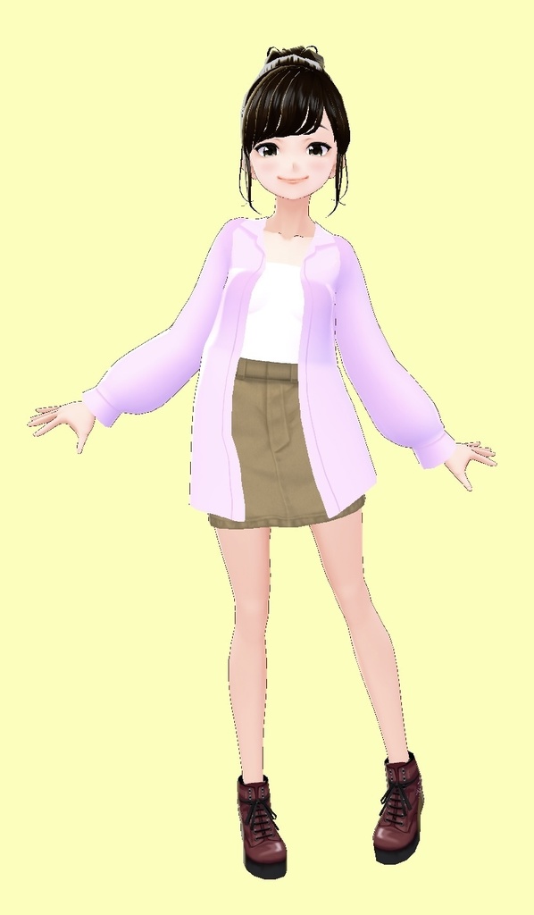 モバイル羽織りシャツ