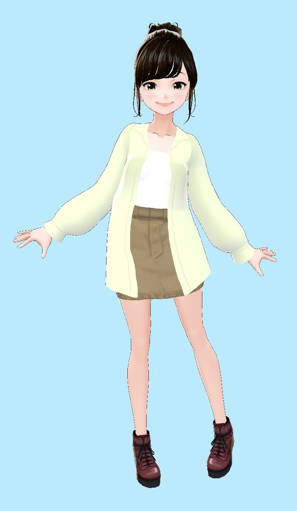 モバイル羽織りシャツ