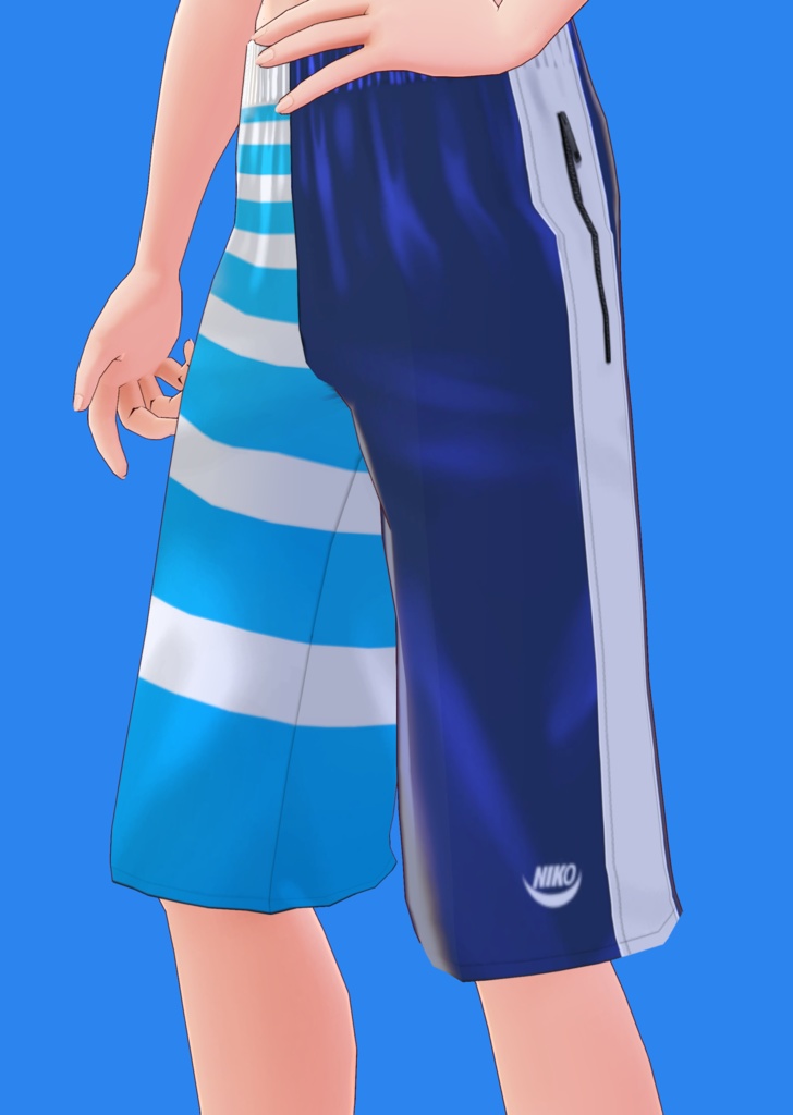 モバイルアシンメトリー水着(メンズ)