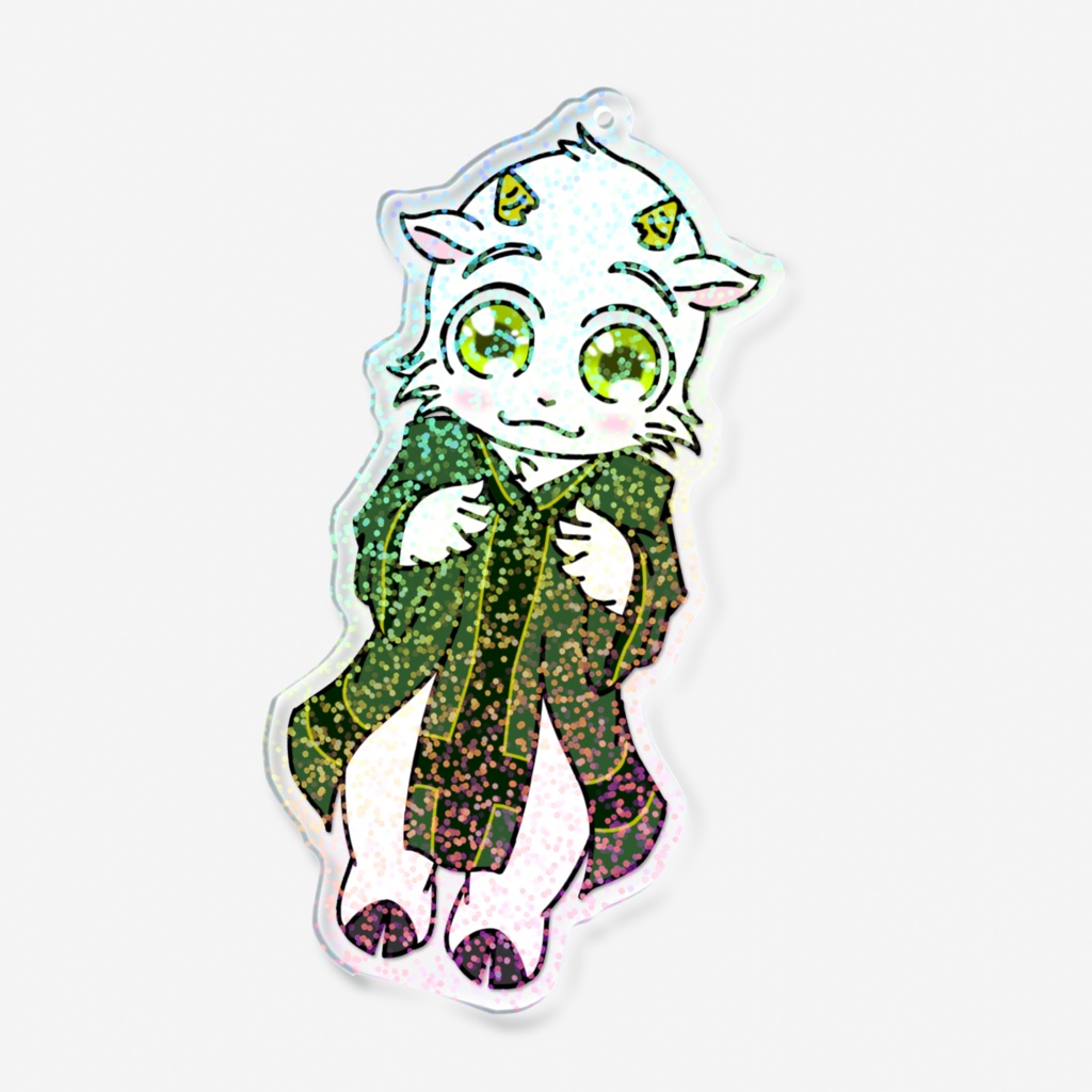 キラキラ!BIGなヤギ神官くんキーホルダー