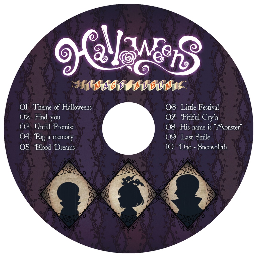 【画集&CD】Halloweens~image album book~