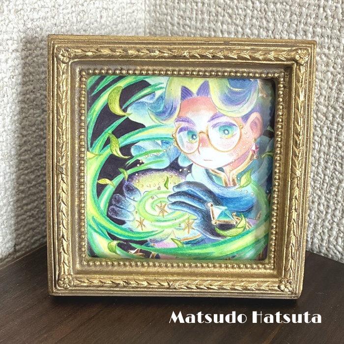 ミニ原画「風の魔法」