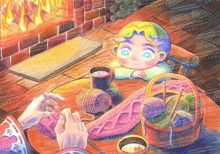 原画「あなたの手」