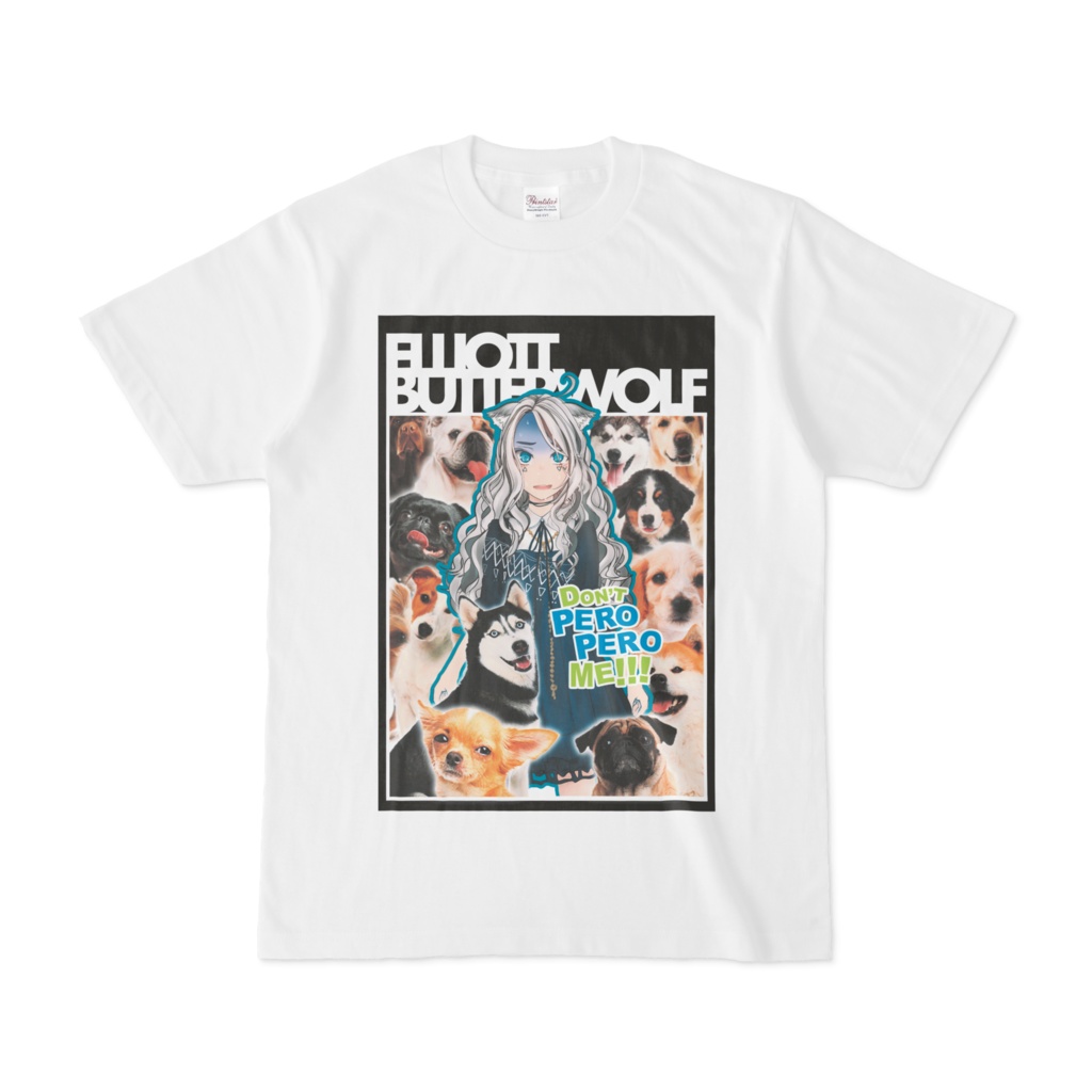 T-SHIRT "DON'T PERO PERO ME!!" COLOR WHITE *泣き顔*