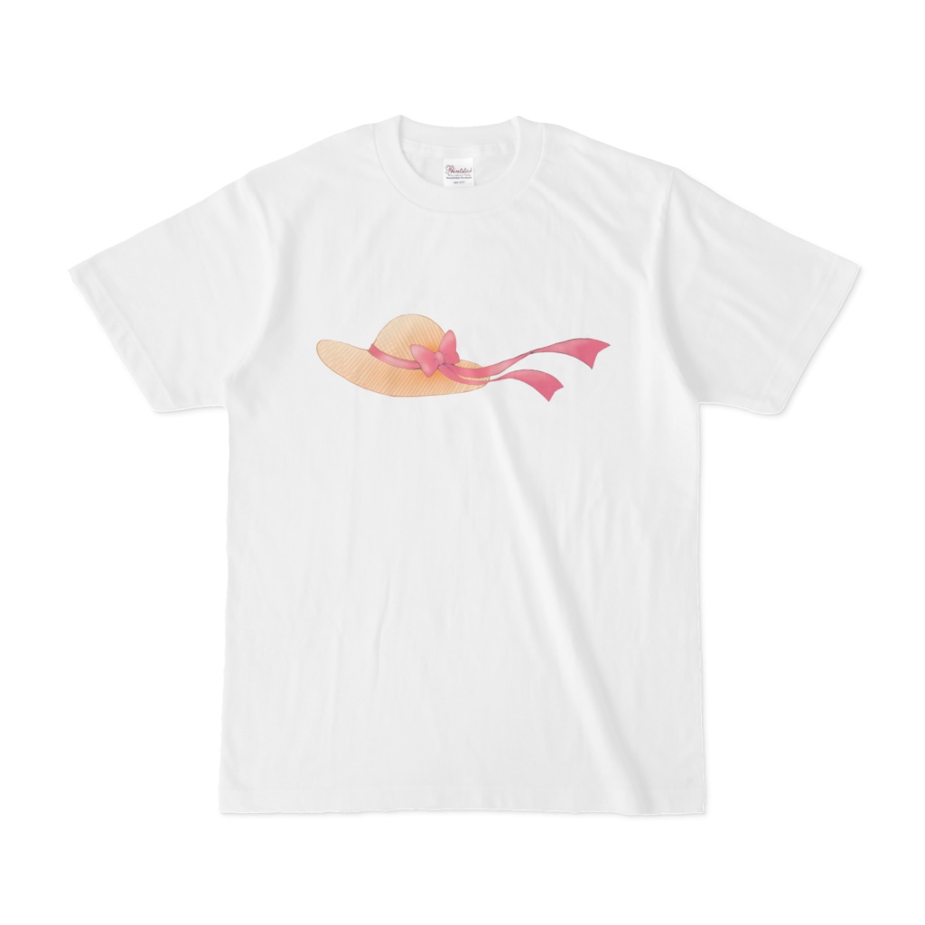 【白T】夏の麦わら帽子