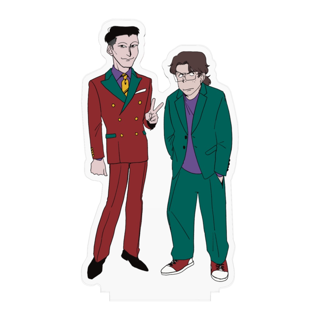 アカマダラアクリルフィギュア