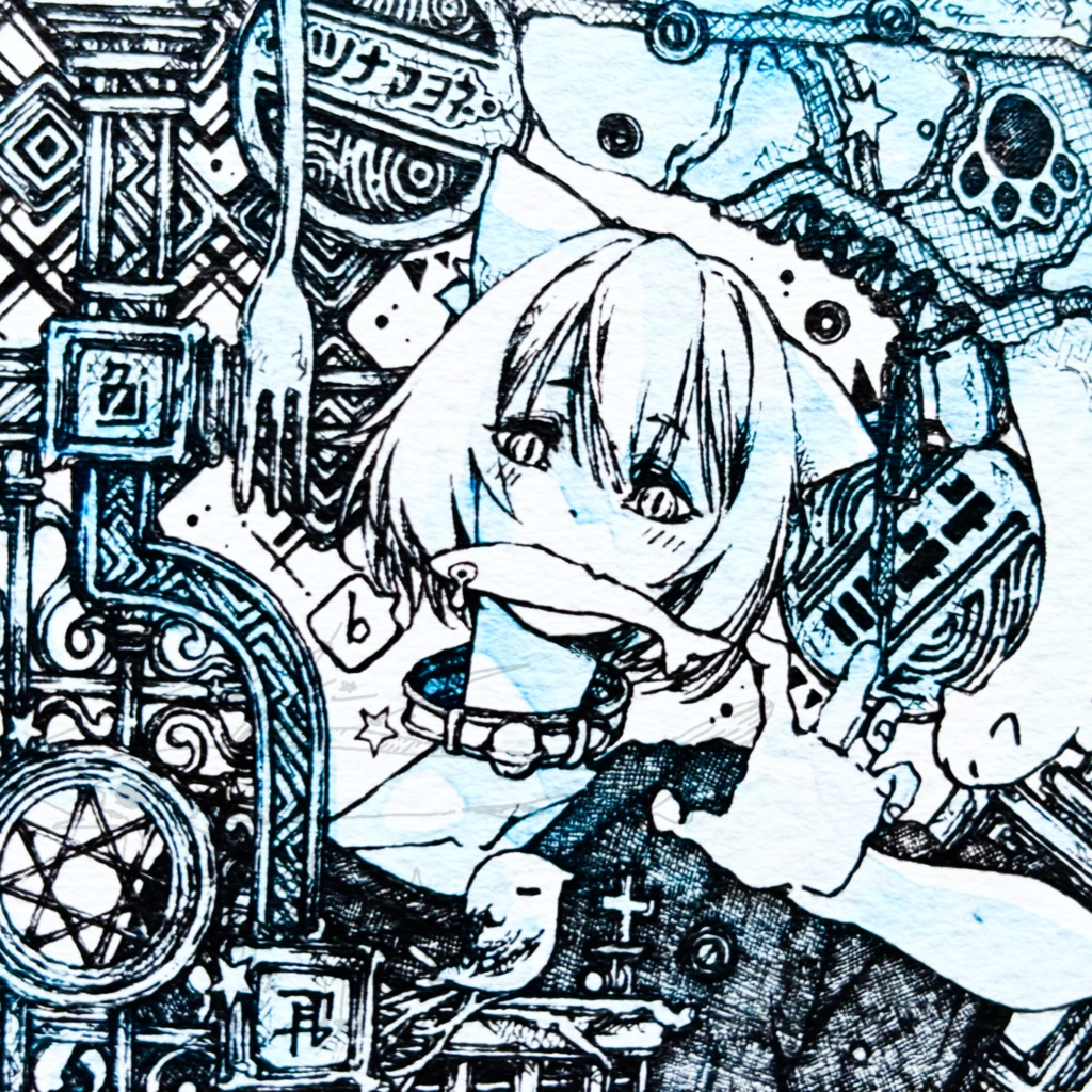 豆色紙「Cube -B」