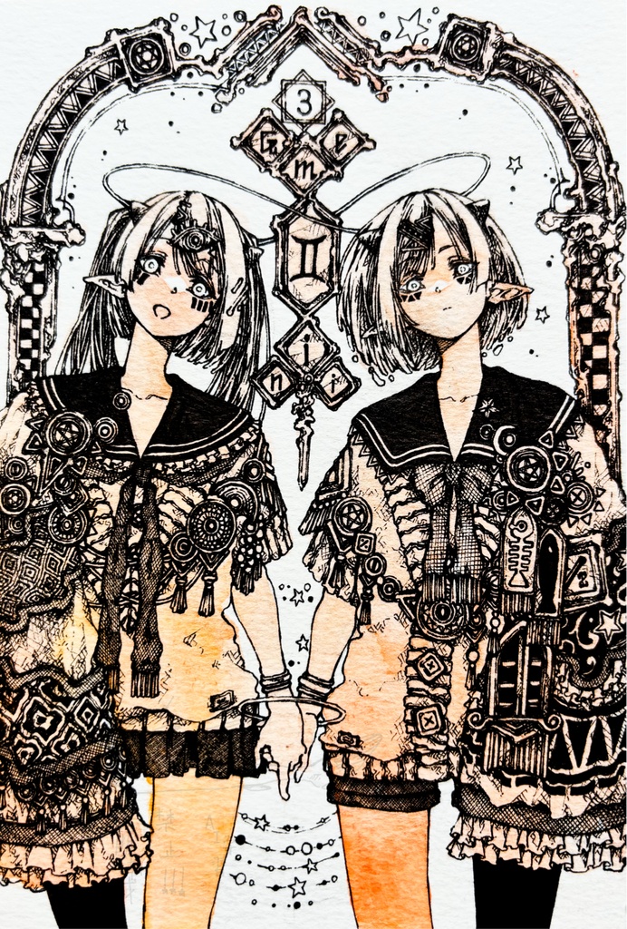 双子 / celestial sphere.