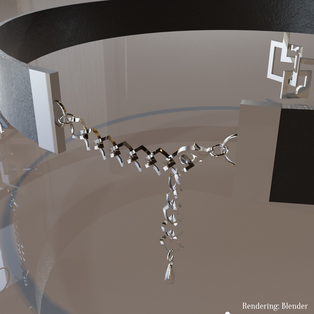 【VRChat想定】矩形デザインアクセサリーセット【MA対応】