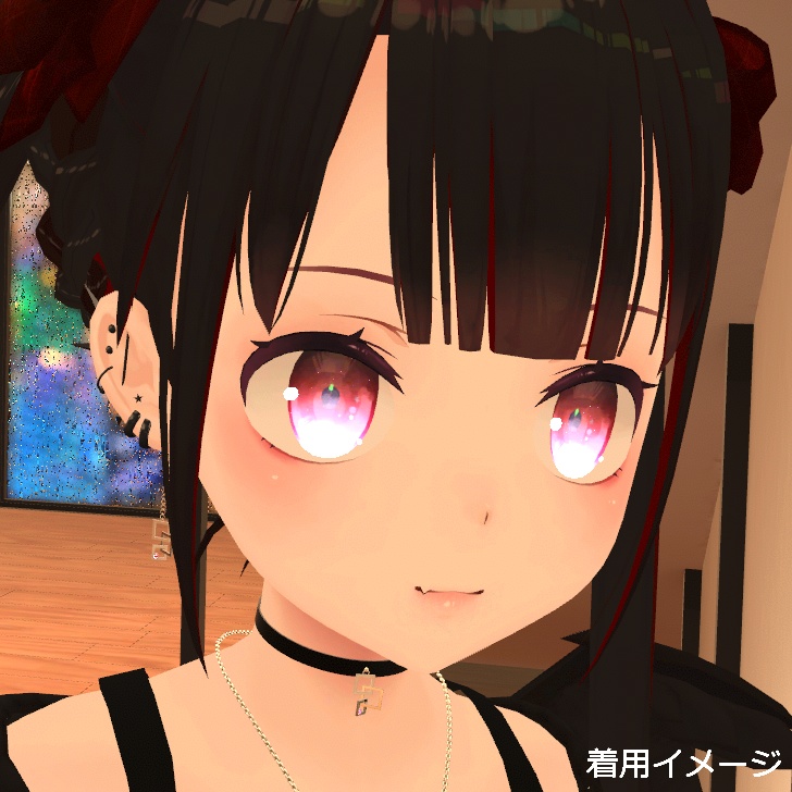【VRChat想定】矩形デザインアクセサリーセット【MA対応】