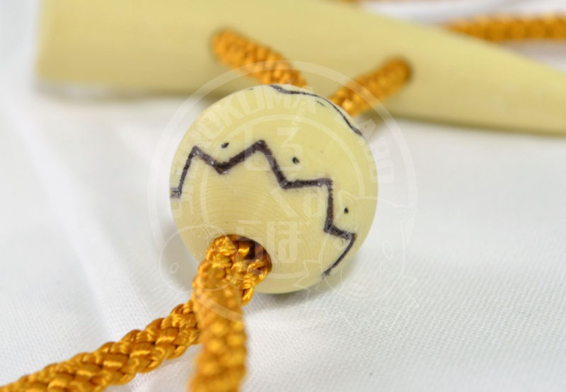 【セット販売】刀剣乱舞 祢々切丸の角冠・木札根付 2点セット