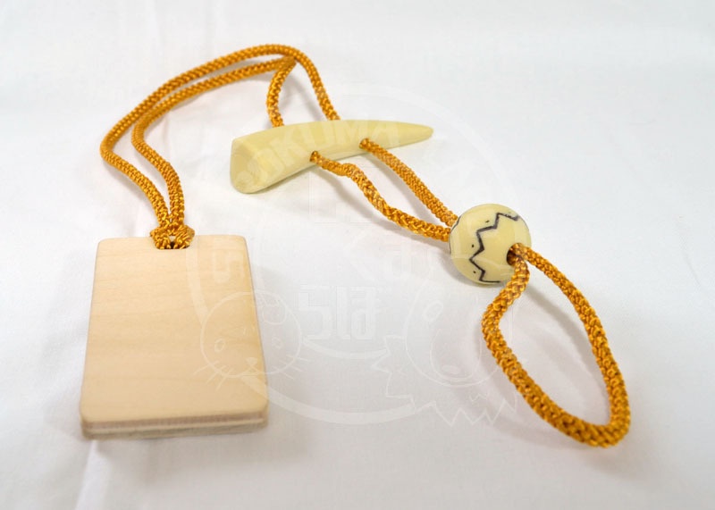 【セット販売】刀剣乱舞 祢々切丸の角冠・木札根付 2点セット