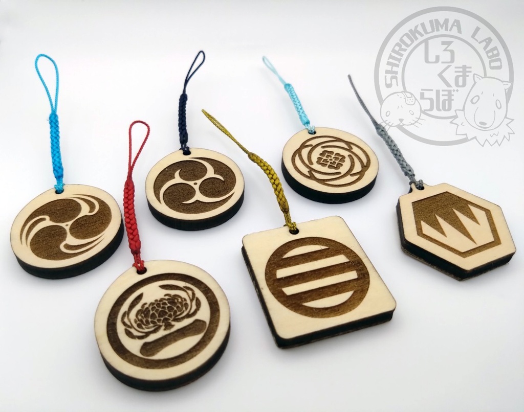 刀剣乱舞 お守り紋木札 第一弾