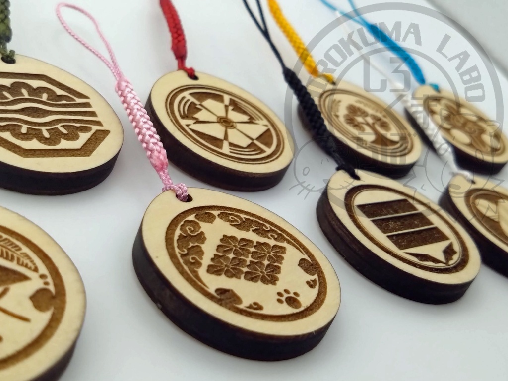 刀剣乱舞 お守り紋木札 第二弾