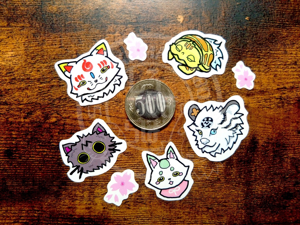 刀剣乱舞 おともシリーズフレークシール